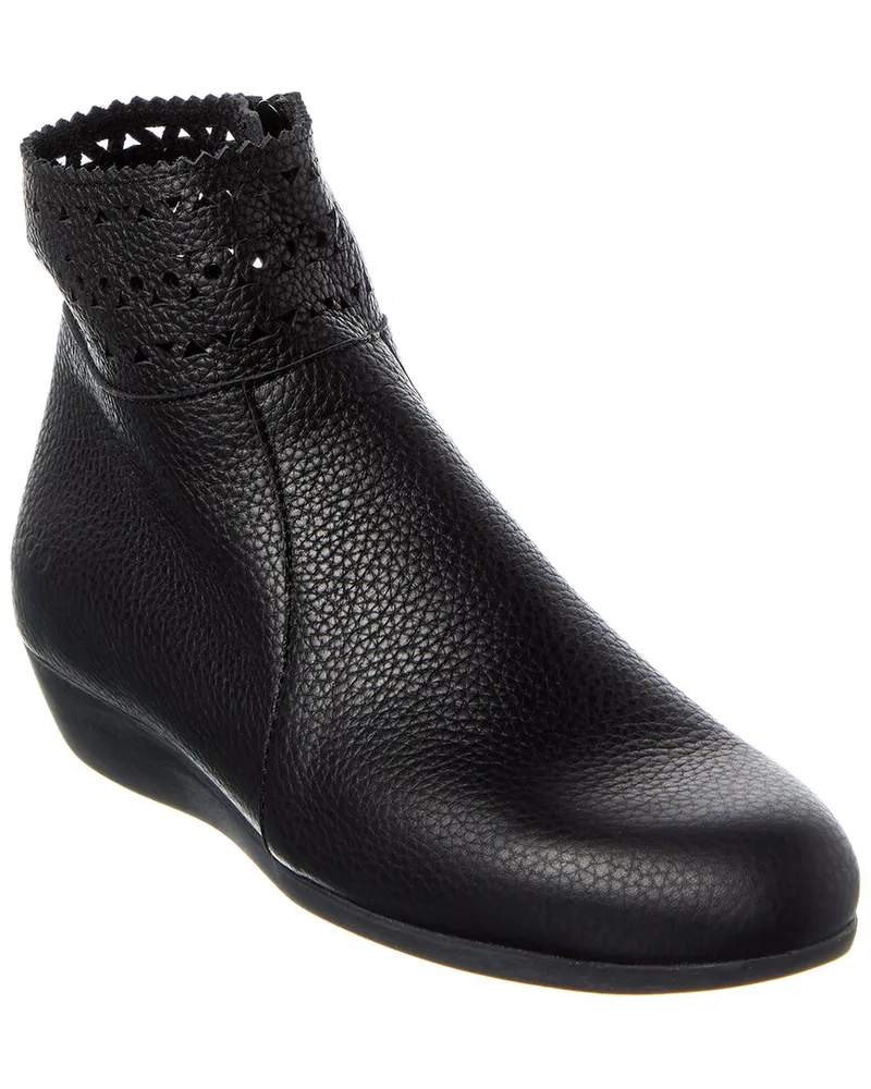 Arche Onywel Leather Bootie Black