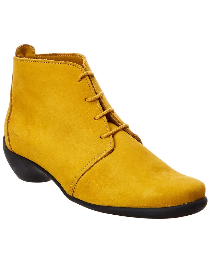 Arche Tessam Leather Bootie Red