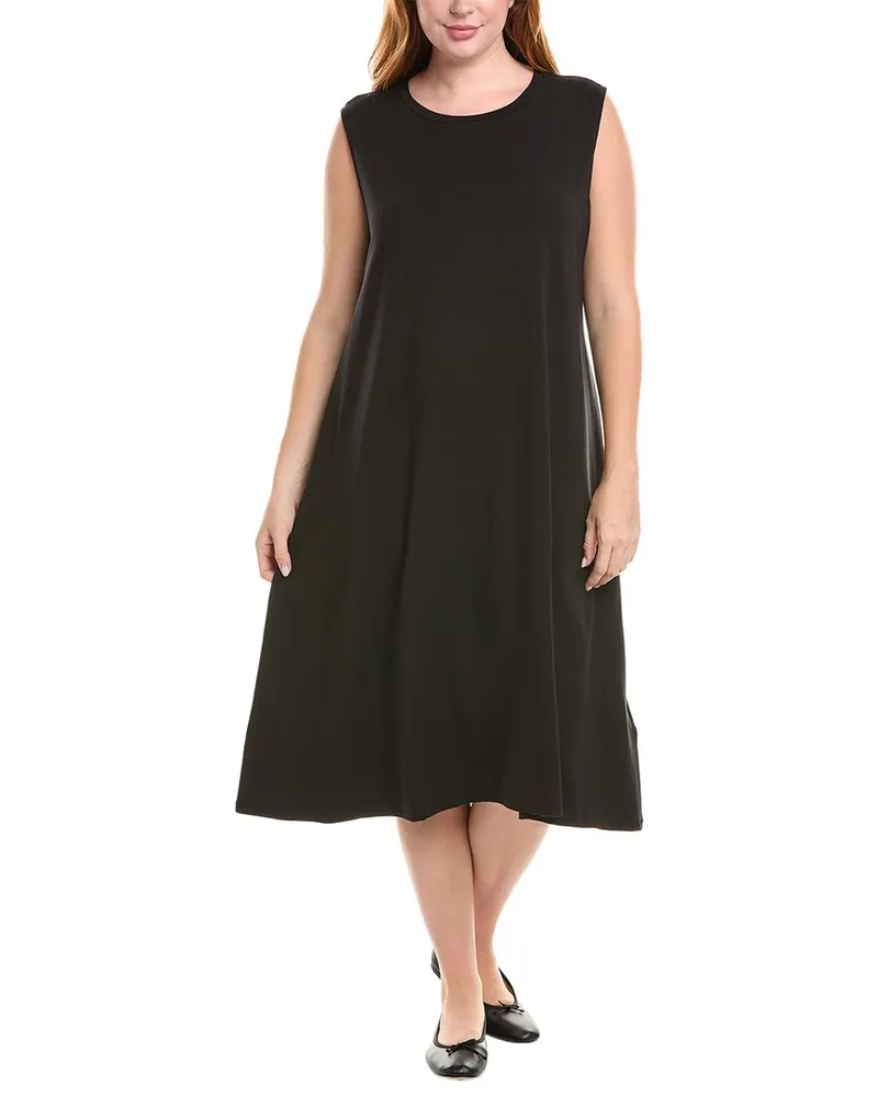 Eileen Fisher Plus Tank Dress Black