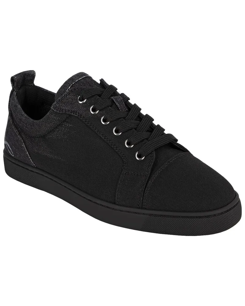 Christian Louboutin Louis Junior Leather Sneaker Black