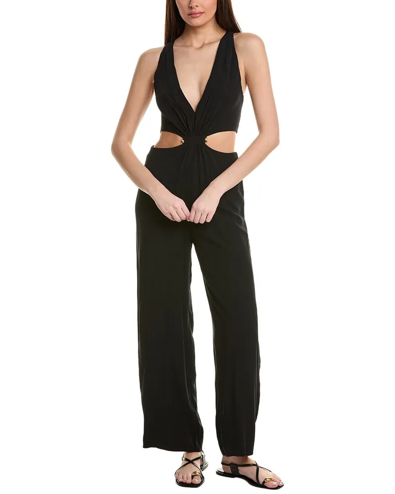 ViX Solid Nayara Jumpsuit Black