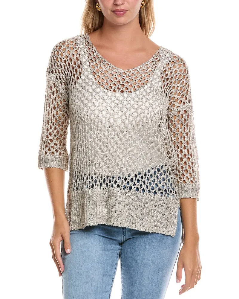 Joseph Ribkoff Knit Top Tan
