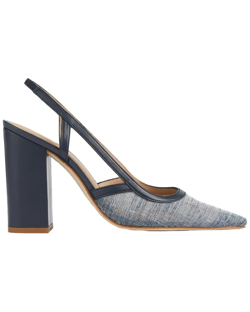L.K.Bennett  Etta Leather-Trim Pump Nocolor