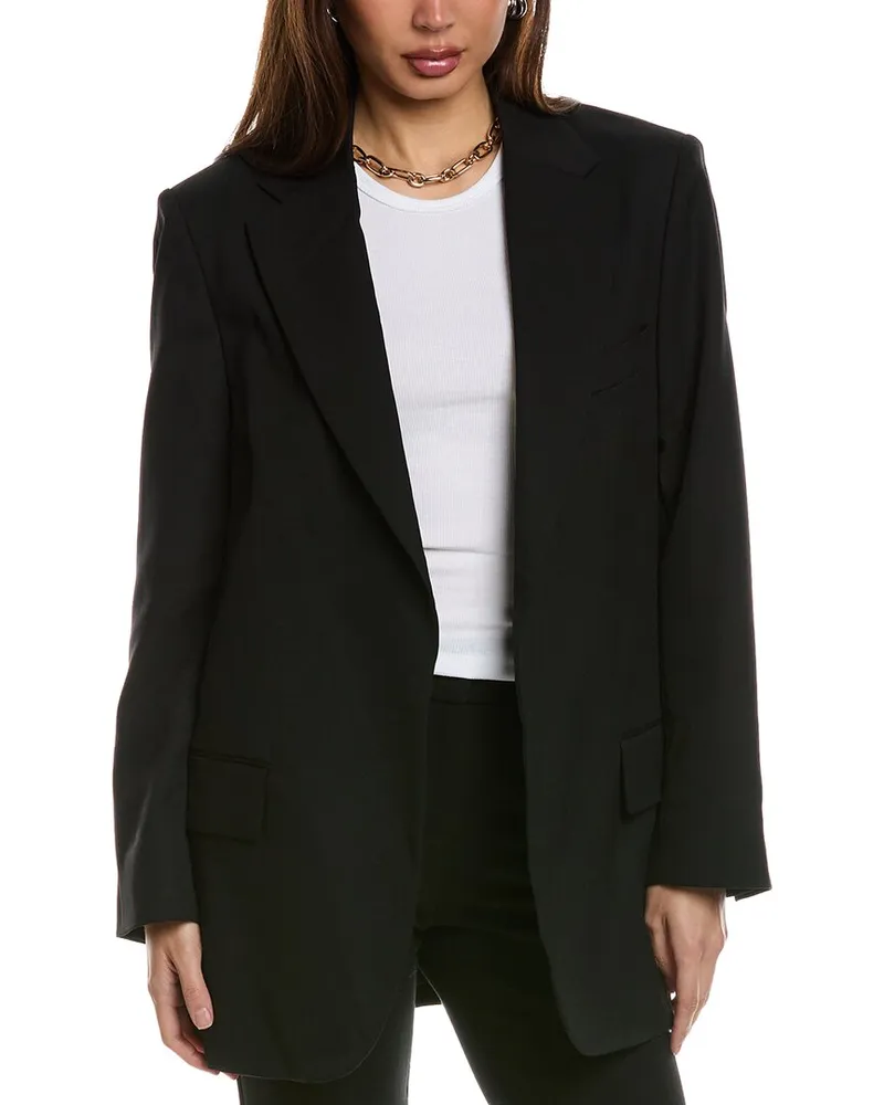 Reiss Alia Oversized Wool-Blend Blazer Nocolor