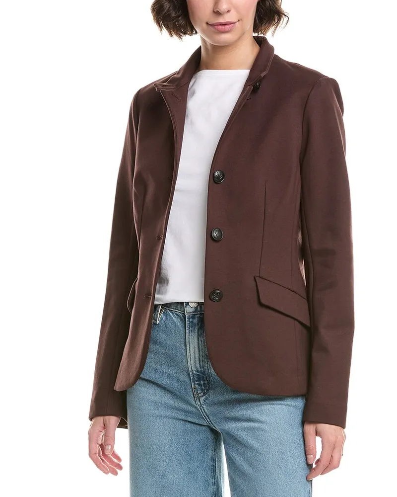 Rag & Bone Sadie Ponte Blazer Brown