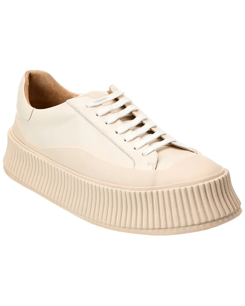 Jil Sander Leather Sneaker White
