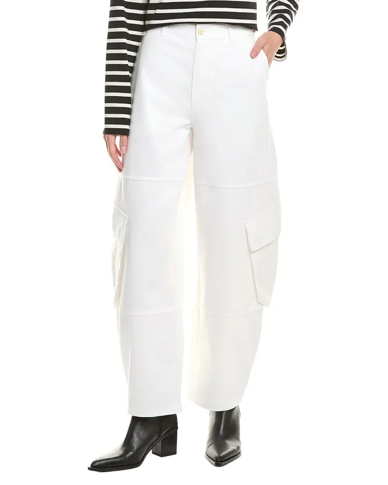 Frame Denim The Bubble Cargo Pant White