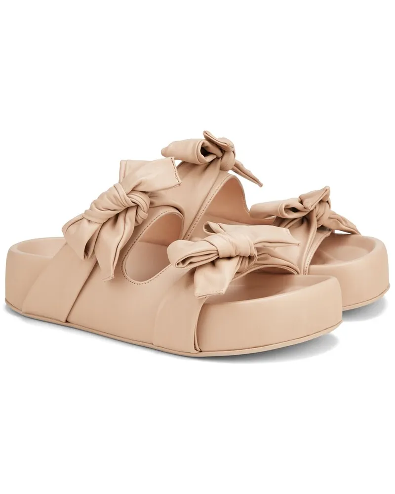 Attilio Giusti Leombruni Jane Double R Leather Slide Nocolor