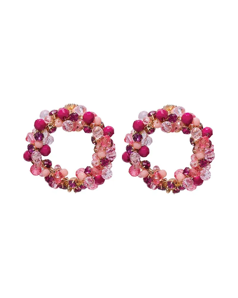 Carolina Herrera New York CZ Cluster Donut Earrings Nocolor