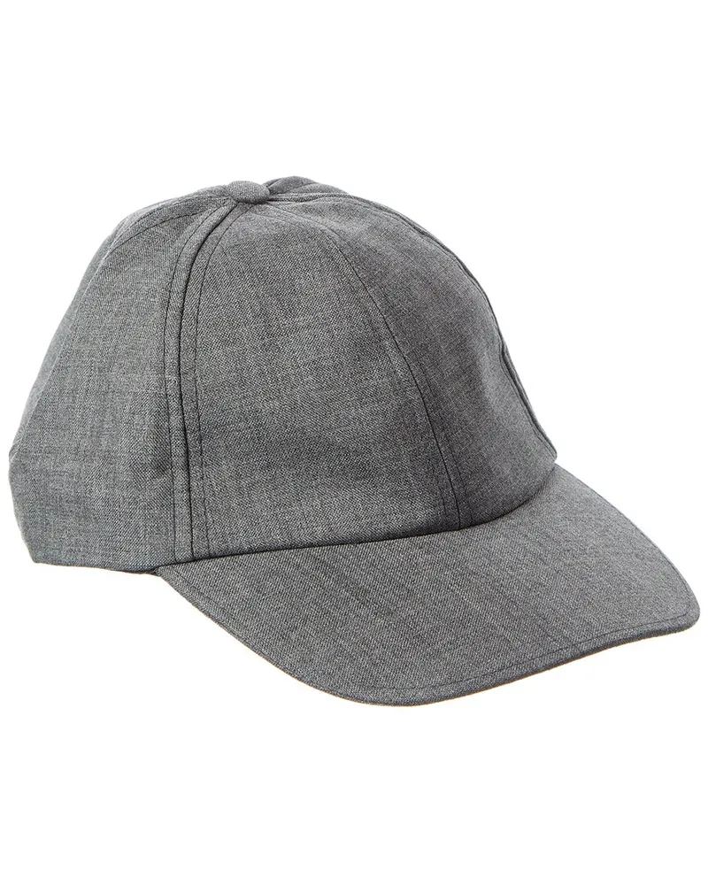 Officine Generale Officine Generale Wool Baseball Cap Grey