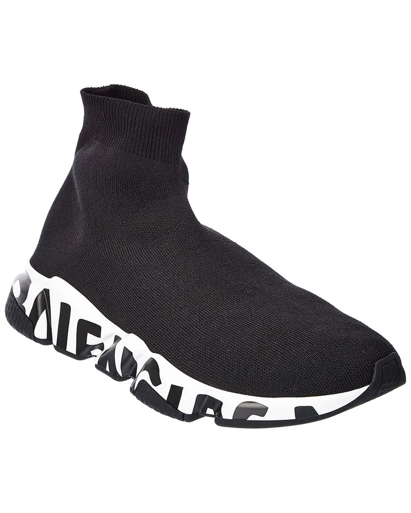 Balenciaga Speed Graffiti Sock Sneaker Black