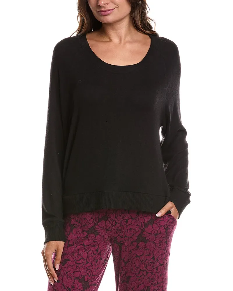 DKNY Sleepwear Lounge Top Black