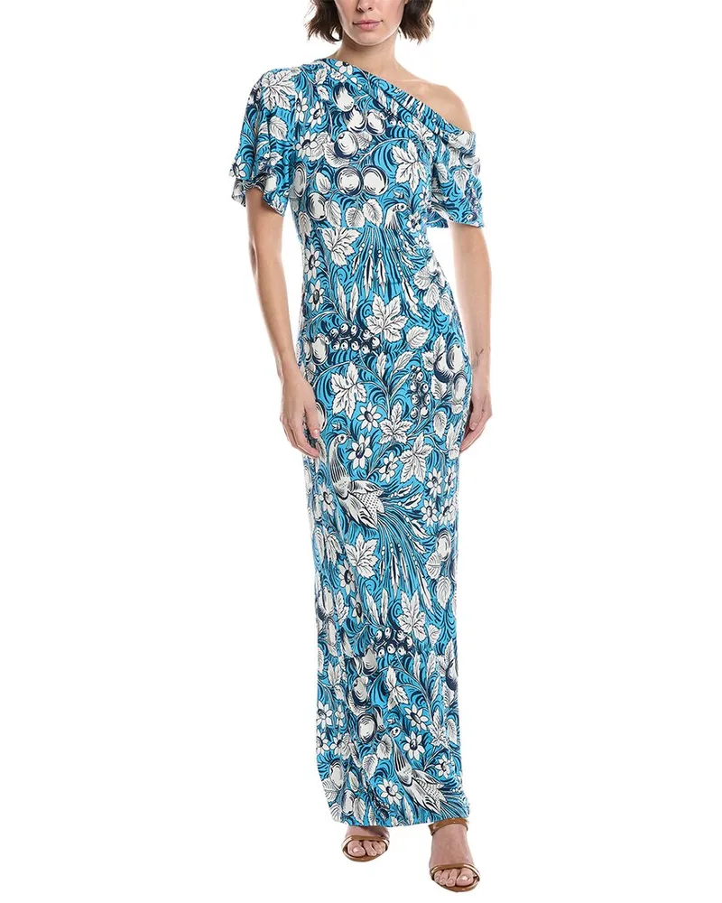 Diane von Furstenberg Wittrock Maxi Dress Blue