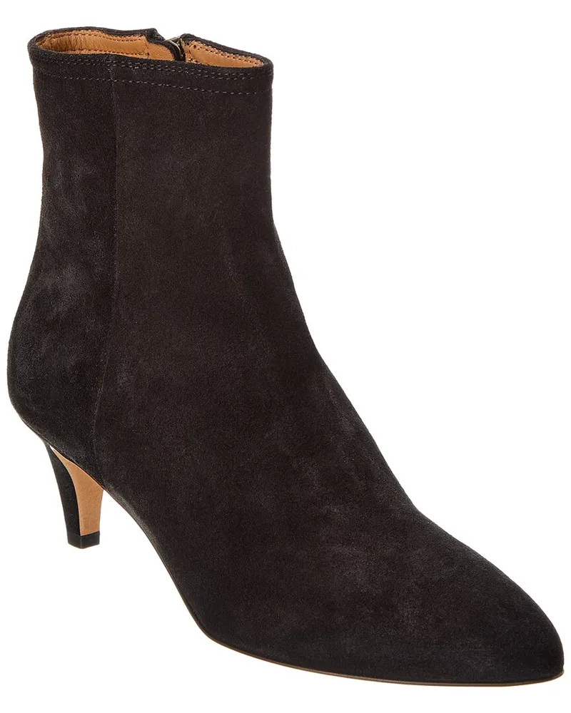 Isabel Marant Deone Suede Bootie Black