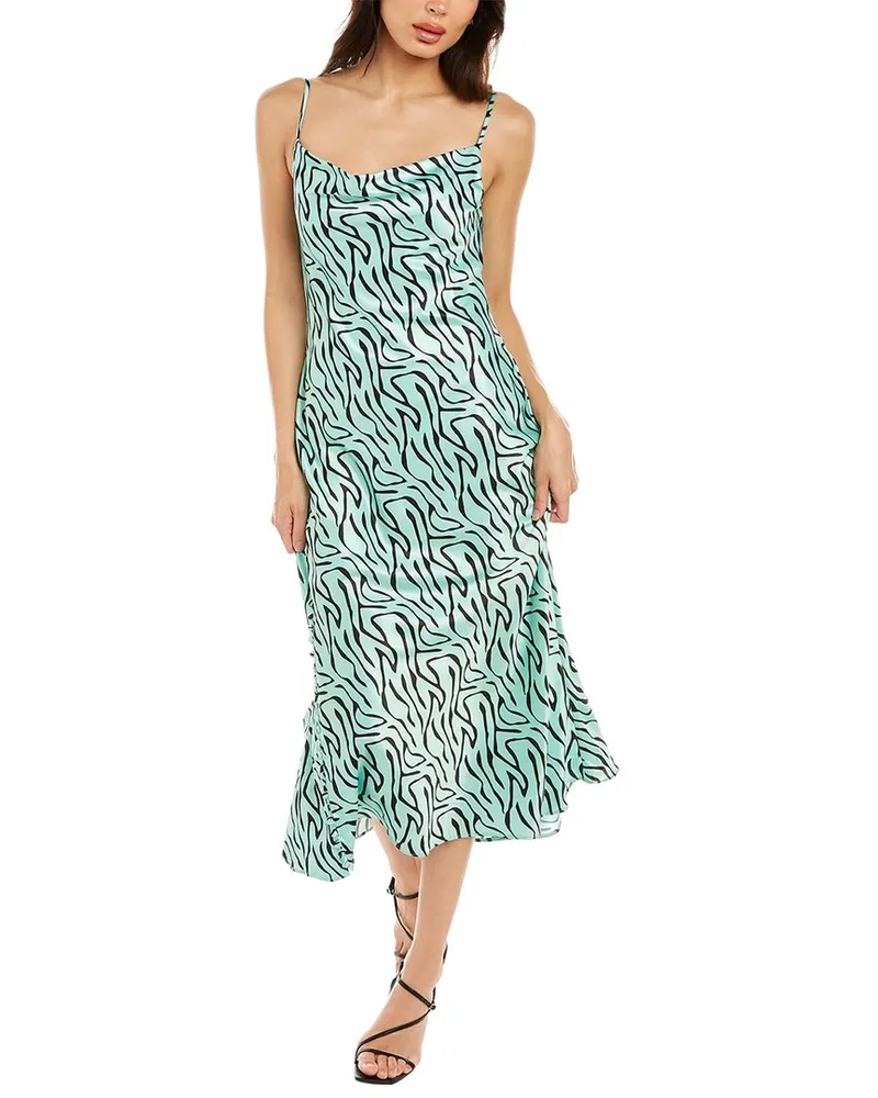 Olivia Rubin Lia Slip Dress Green