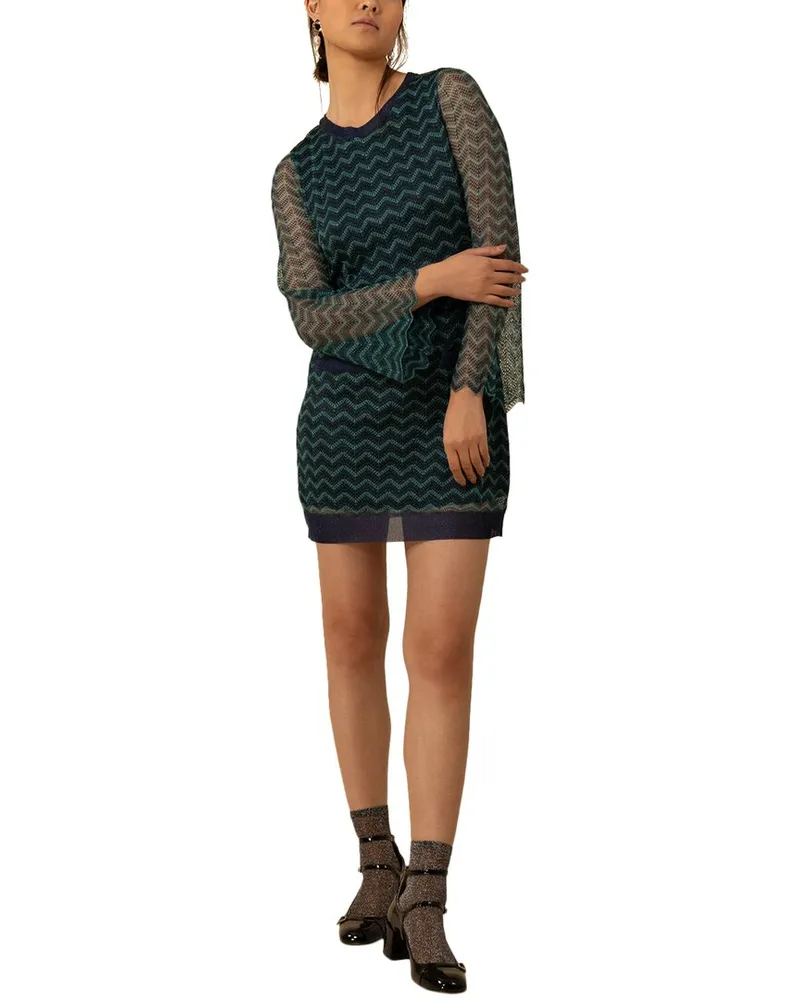 Hale Bob Madelynn Dress Blue
