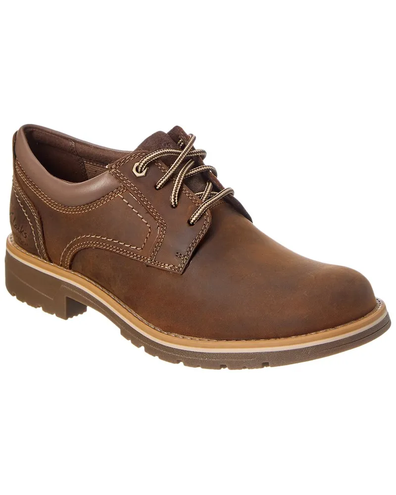 Clarks Collection Morris Leather Bootie Brown