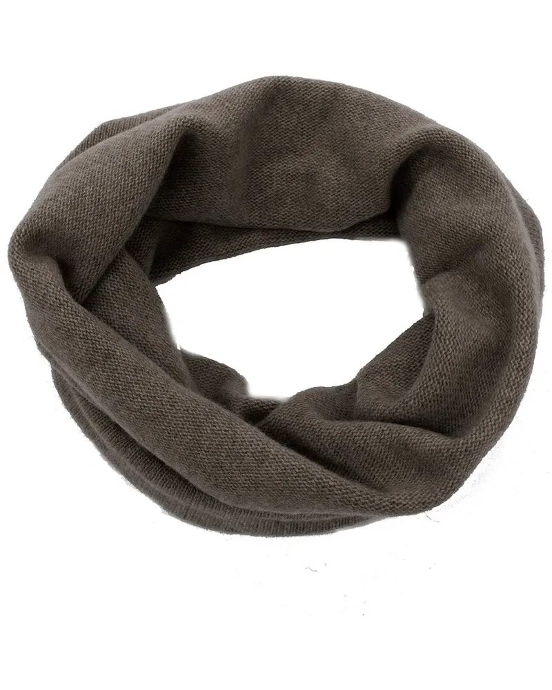 portolano  Cashmere Infinity Scarf Brown