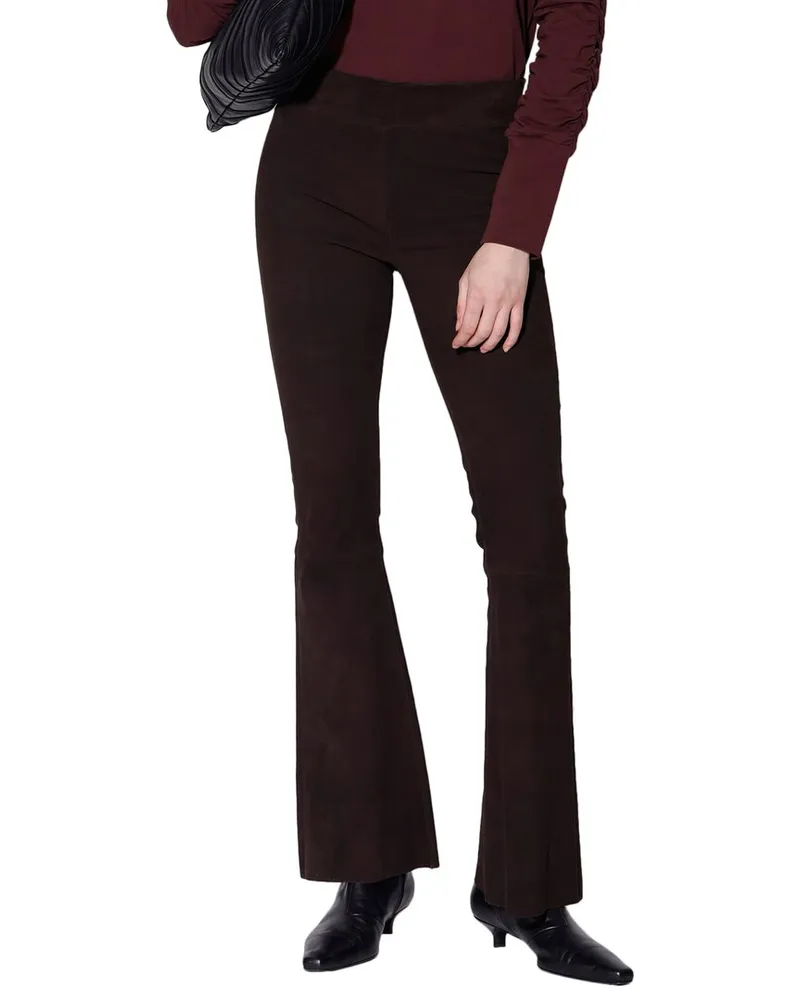 Walter Baker Lexie Leather Pant Brown