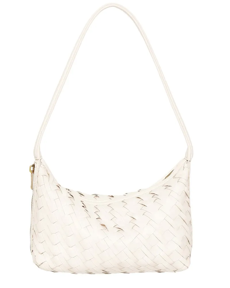 Walter Baker Hazel Leather Shoulder Bag Grey