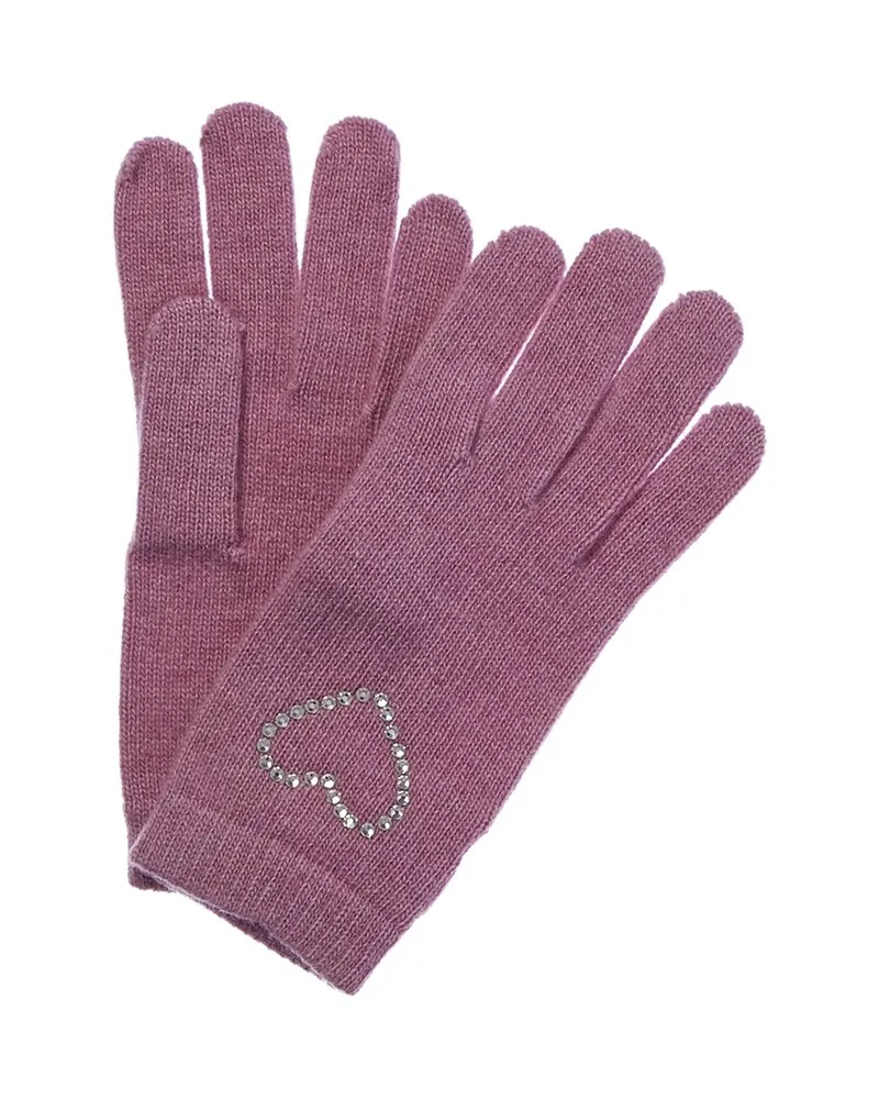 portolano  Women's Rosebloom Wool & Cashmere-Blend Gloves Pink