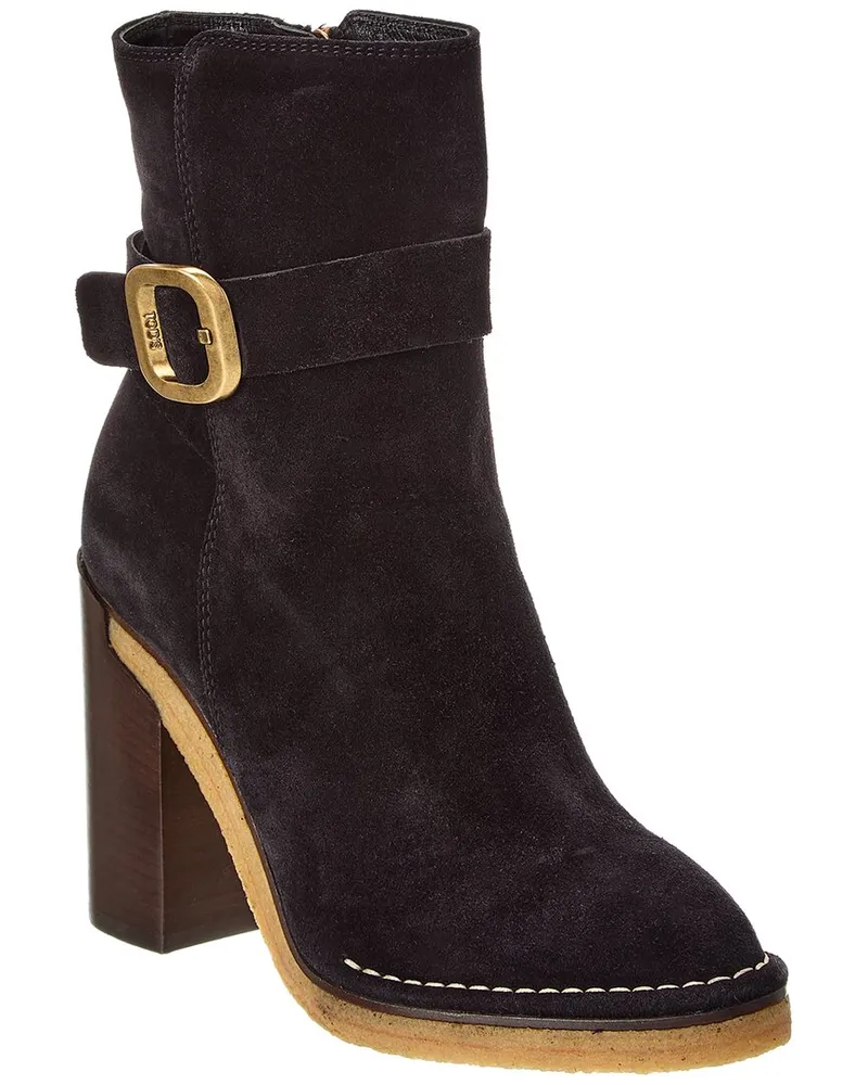 TOD'S Haircalf Bootie Black