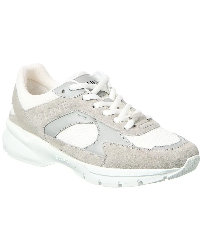 Celine CR-03 Suede & Mesh Sneaker Grey