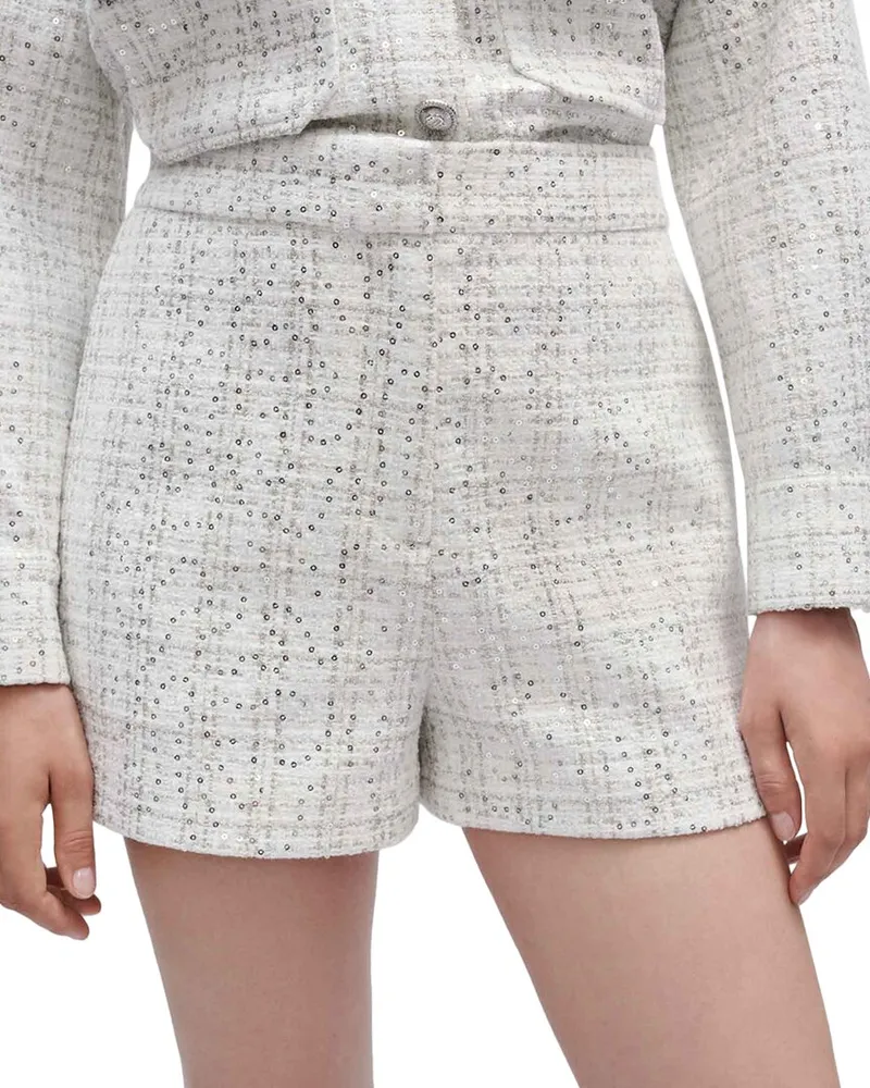 Maje Wool-Blend Short Nocolor