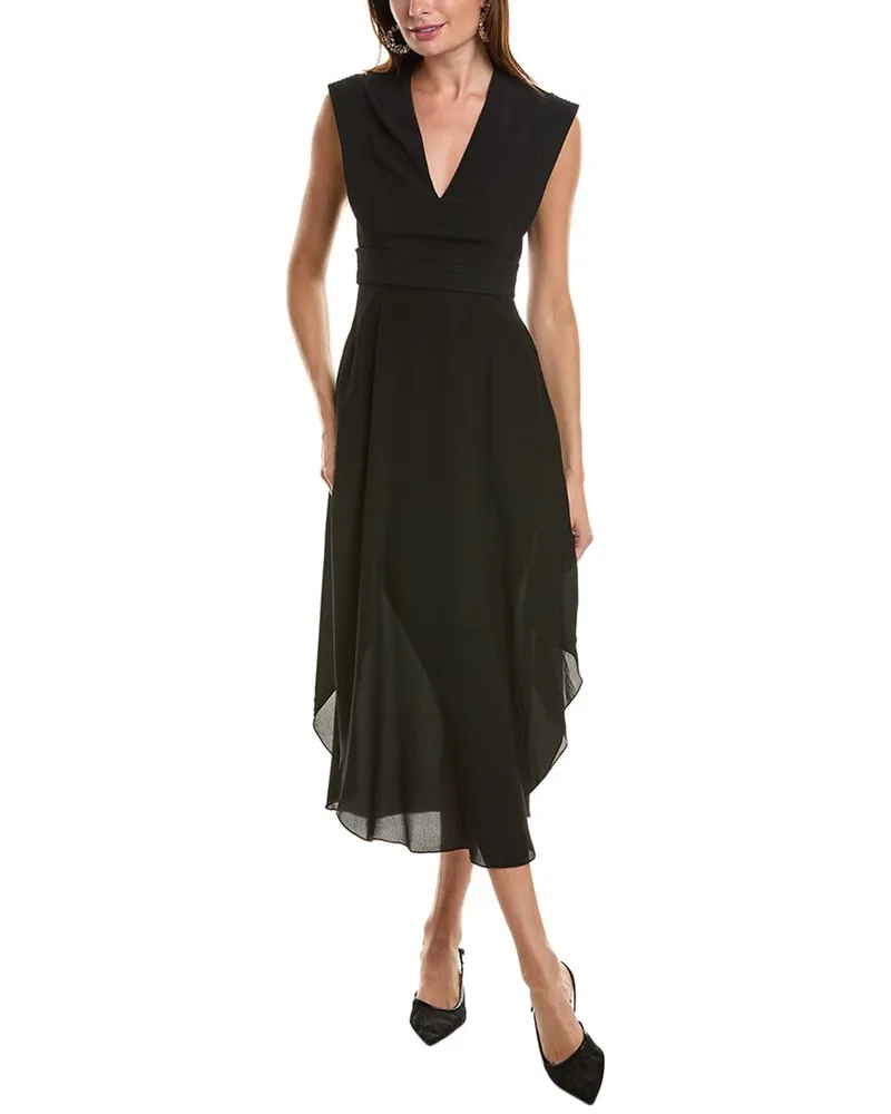 Stella McCartney Crepe Silk Maxi Dress Black