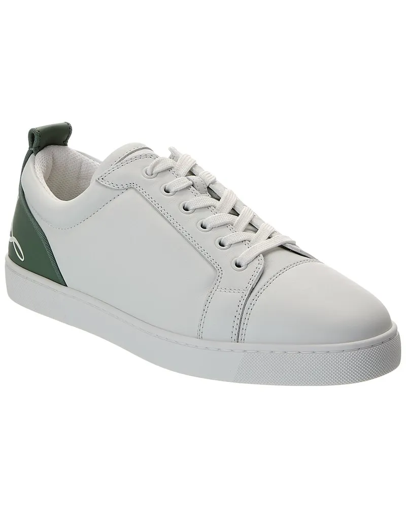 Christian Louboutin Fun Louis Junior Leather Sneaker White