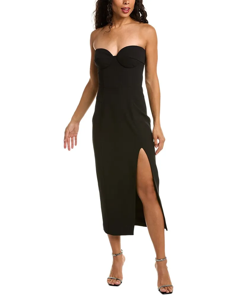 NICHOLAS Sabi Midi Dress Black