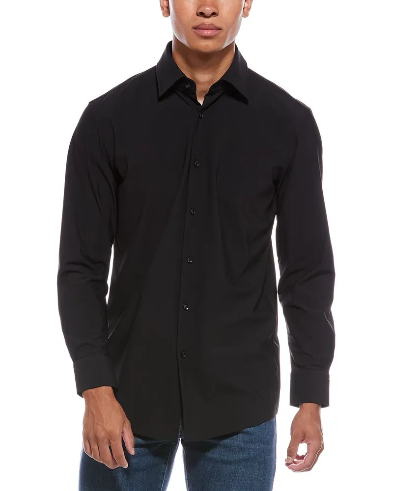 HUGO BOSS Max Sharp Fit Dress Shirt Black