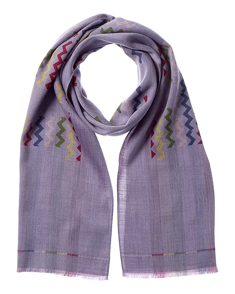 Missoni Wool Scarf Purple
