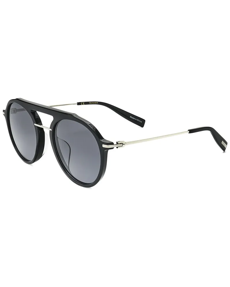 Trussardi Unisex STR403F 700X 53mm Sunglasses Black
