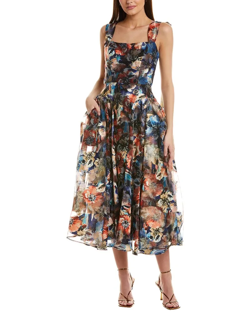 Black Halo Leila Cocktail Dress Black