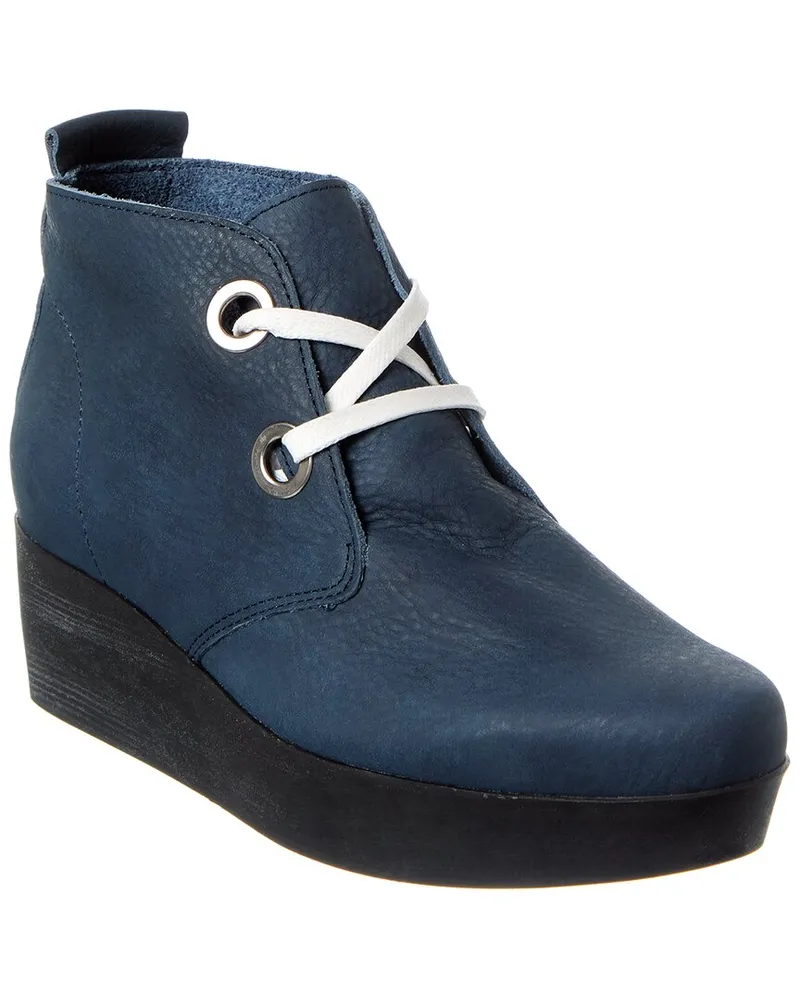 Arche Fujili Leather Bootie Blue