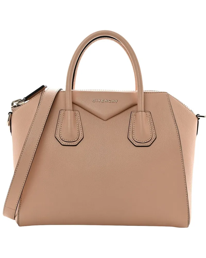 Givenchy Pink Goatskin Leather Sugar Mini Antigona (Authentic Pre-Loved Nocolor