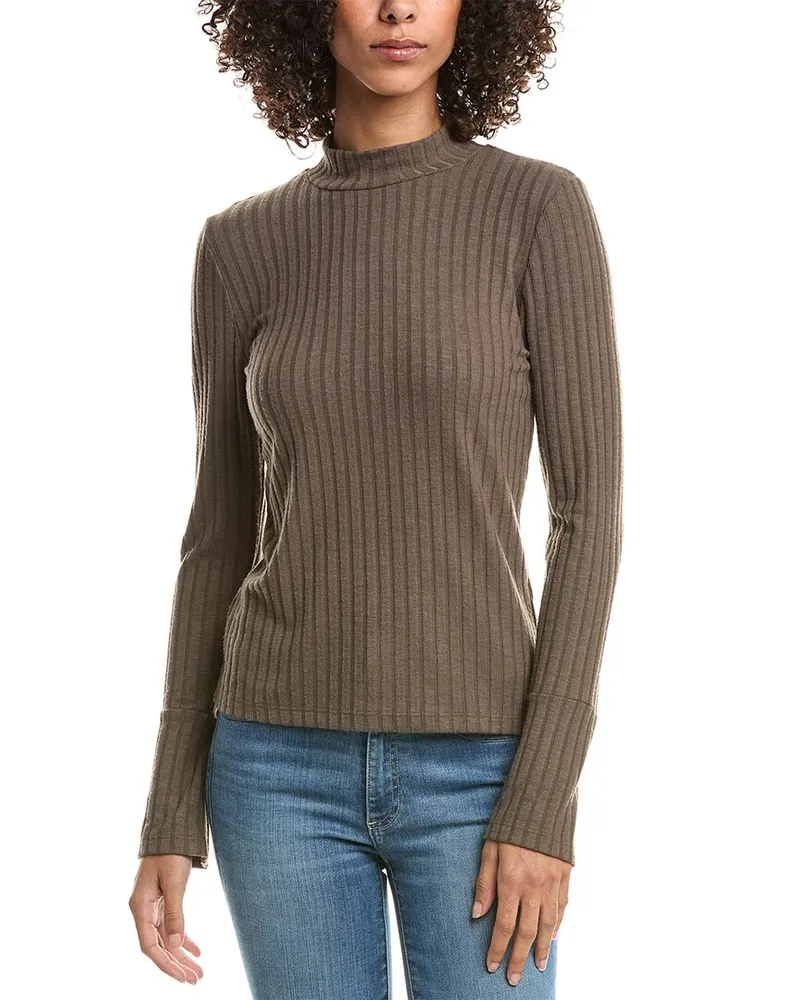Michael Stars Opal Turtleneck Top Nocolor