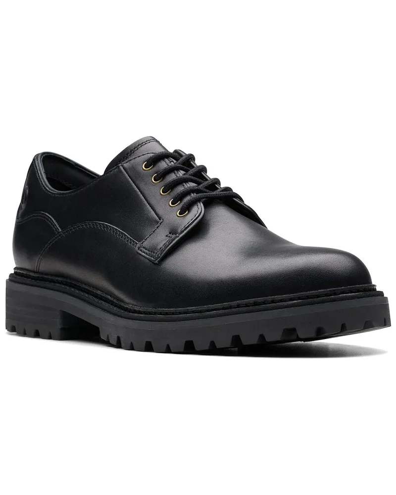 Clarks Clarkridge Low Leather Oxford Black