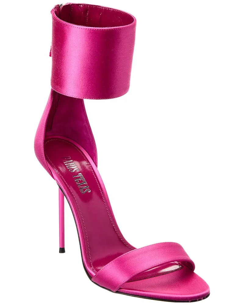 Paris Texas Vanessa Satin Sandal Pink