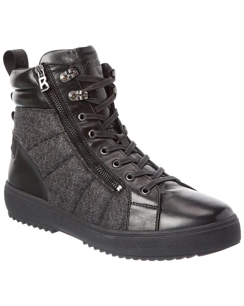 Bogner Anchorage Felt & Leather Boot Grey