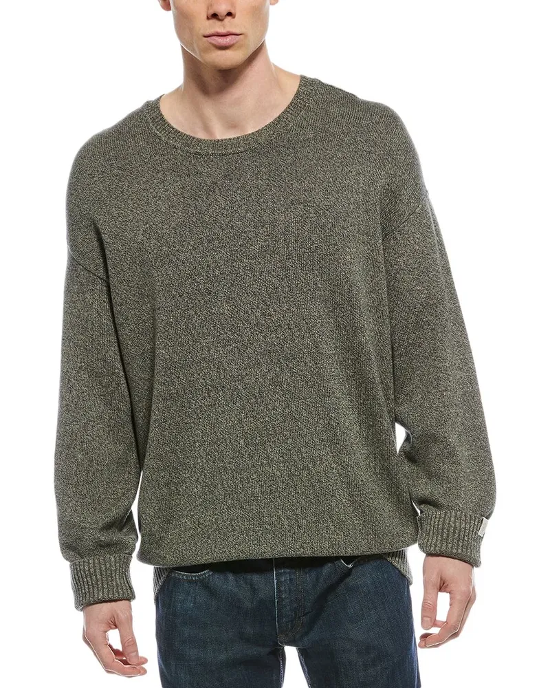 Rag & Bone Dexter Marl Crewneck Sweater Green