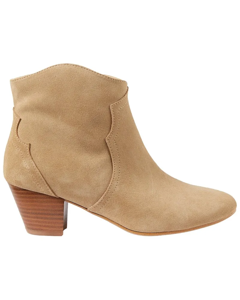 L.K.Bennett  L.K.Bennett Leida Leather Ankle Boot Brown