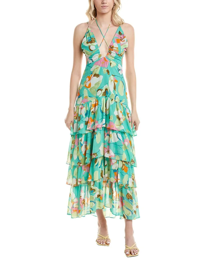 ASTR the Label Aneira Maxi Dress Green