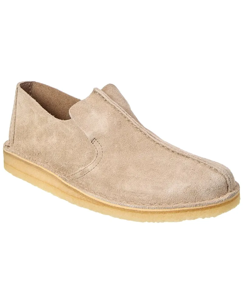 Clarks Originals Desert Mosier Suede Slip-On Brown