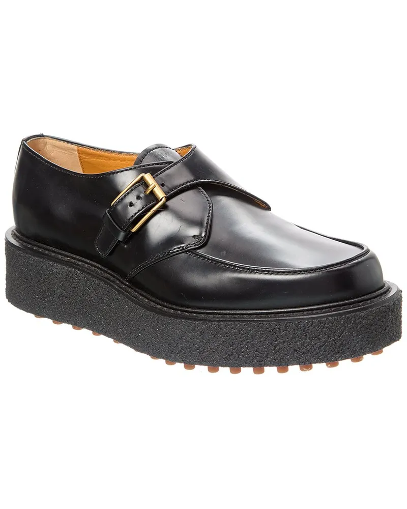 TOD'S TOD’s Fondo Leather Platform Loafer Black