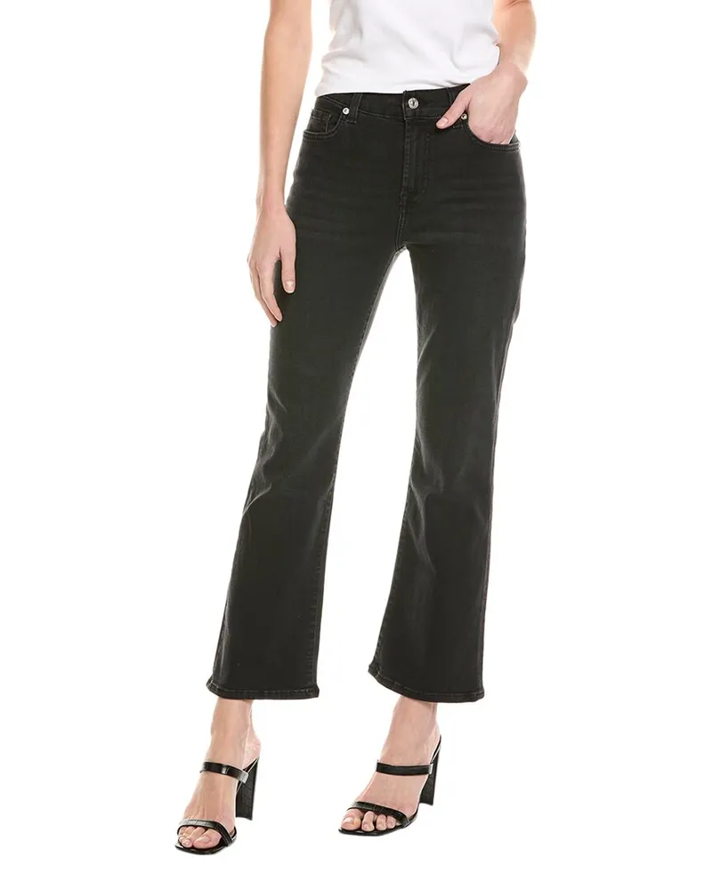 7 for all mankind Daisy Nights Ankle Boot Jean Black