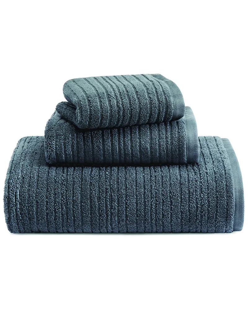Kenneth Cole Brooks 3pc Towel Set Charcoal
