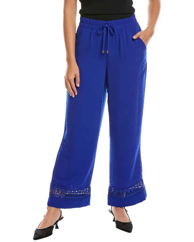 Joseph Ribkoff Embroidered Pant Blue