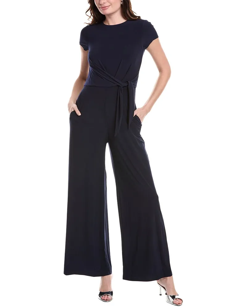 Vince Camuto Tie Side Jumpsuit Blue